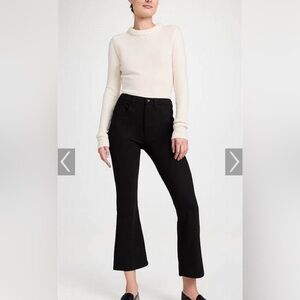Rag & Bone Black Casey Flare Pants